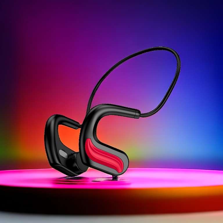 Clear and joyful, accompanied by music